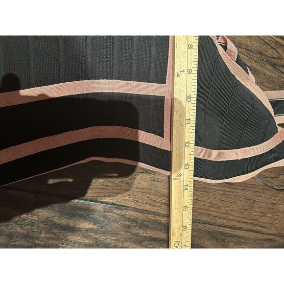 Herve Leger Womens Medium Connie Bandage Dress Black - Picture 9 of 10